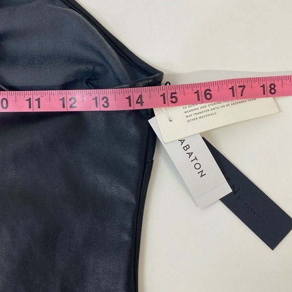 Ten by Babaton Cinema Dress Vegan Leather Size 4 - Picture 9 of 12